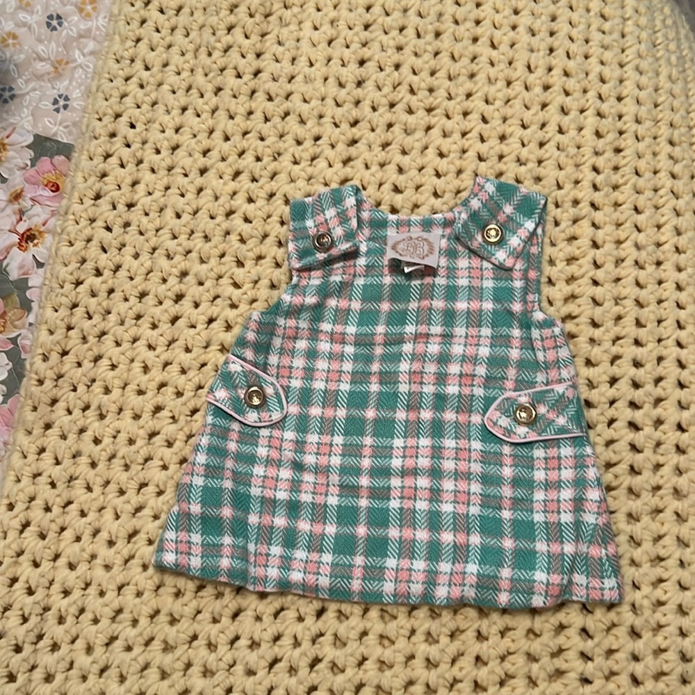 TBBC Putney Plaid Wool Jumper Dress